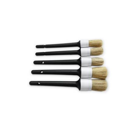 картинка Кисточки из натурального волоса кабана 5 шт., AuTech автохимия для салона