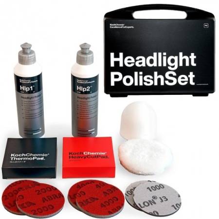 картинка Набор для полировки фар Headlight Polish Set KochChemie 