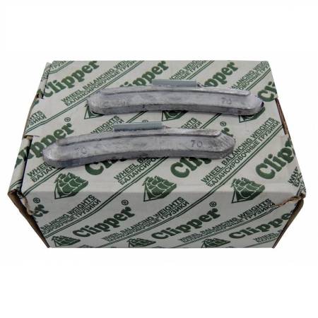 картинка Шиномонтажные набивные грузики для балансировки стальных дисков колёс 70 гр. 0270 Clipper 