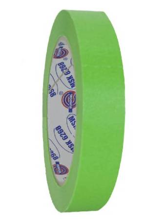 картинка Лента  маскирующая зелёная 19 мм. длина 40 м. 80°С - 30 мин Eurocel MSK 6268/19 
