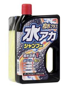 картинка Шампунь для кузова автомобиля тёмного цвета с воском 750 мл, Super Cleaning Shampoo+Wax Soft 99 автошампунь