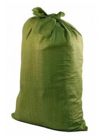 Мешок для строительного мусора ПП 55х95 см. пласт 25 шт., зеленый