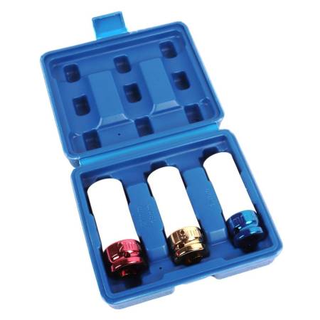 картинка Набор торцевых головок 1/2 - 17, 19, 21 мм (в пластике) (уп. 3 шт), LUXOR 