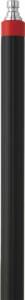 картинка Рукоятка эргономичная для щёток, с подводом воды, 154,5x3,1x3,1 см, черная, VIKAN