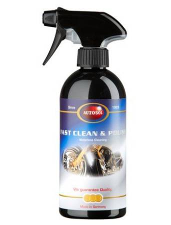 картинка Полироль и быстрый очиститель для мотоцикла Fast Clean & Polish 500 мл, Autosol 11000620 