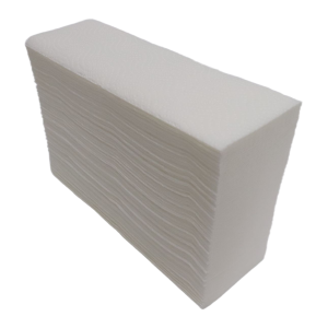 картинка Полотенца листовые КЛИВЕР, Z-сложения,1сл., цвет белый, 200л/пач (20пачек)