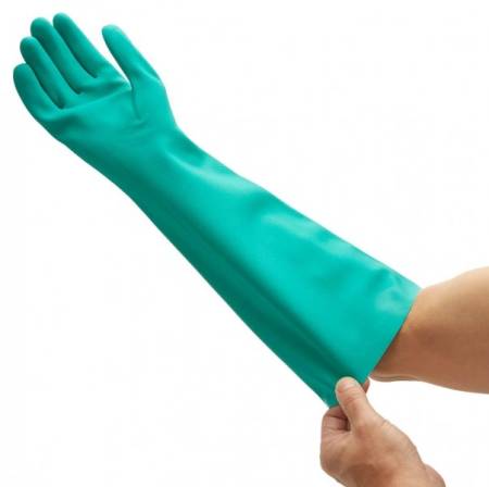 Перчатки химически стойкие KleenGuard G80, длина 45 см, р. 8, Kimberly-Clark,
