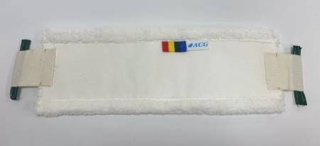 картинка Насадка для швабры МОП плоский Микрофибра 42х14см. крепление ушки под Veleda 