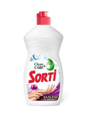 Моющее средство для посуды SORTI Бальзам с витамином Е 450мл. 95711
