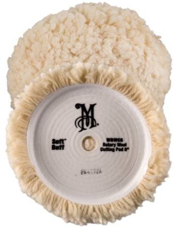 Круг полировальный мягкий шерстяной Soft Buff Rotary Wool Pad 203мм. Meguiars WRWC8