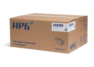 картинка Бумага туалетная 2 сл., листовая, 10,5x21 см, 240 м, целлюлоза, (40 упак) НРБ