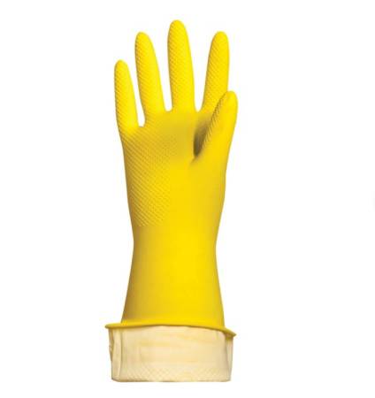 картинка Перчатки резиновые особопрочные латексные Laima (размер XL), 60гр/пара 