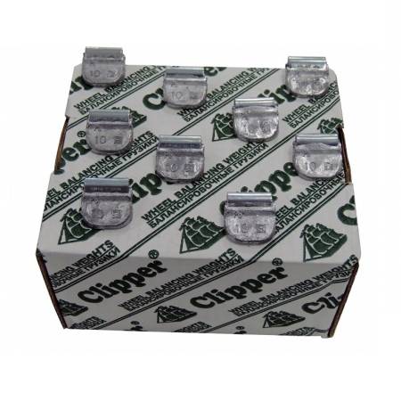 картинка Шиномонтажные набивные грузики для балансировки стальных дисков колёс 10 гр. 0210 Clipper 