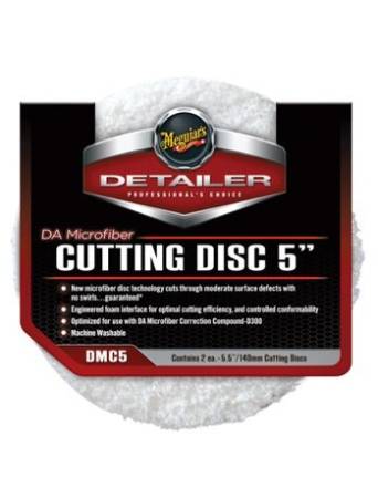 Диск режущий микрофибровый DA Microfiber Cutting Disc 127 мм. Meguiars DMC5 2 шт. в упаковке