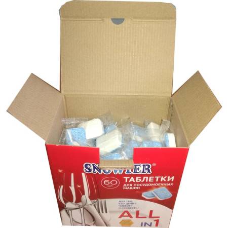 картинка Таблетки для ПММ 20 г (60 шт) СНОУТЕР 