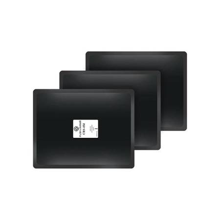 Пластырь металлокордовый CRS-45 d (термо), 180x230 миллиметров, 10 штук, Rossvik