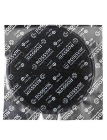 картинка Заплатка для ремонта камер, холодная и горячая вулканизация, Ф102, 102 мм, двухслойные, 20 шт, Rossvik 