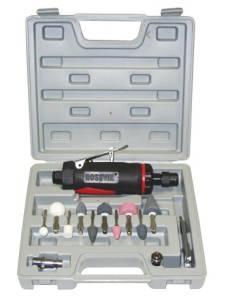 картинка Пневмодрель АТ 7033 ВК-1 с набором насадок Rossvik  AT.7.BK. купить