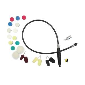 Дример для полировки труднодоступных мест гибкий вал комплект, AuTech