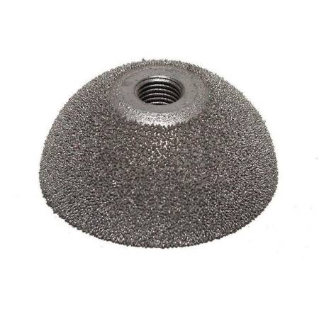 Абразив-сфера с резьбой для пневмодрели 45х20 мм, зерно 170, Clipper