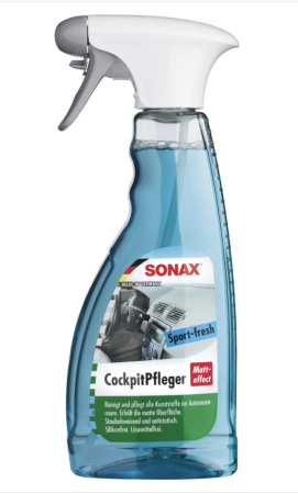 Очиститель-полироль для пластика c матовым эффектом (Спорт Активная свежесть) 500 мл SONAX, 357241