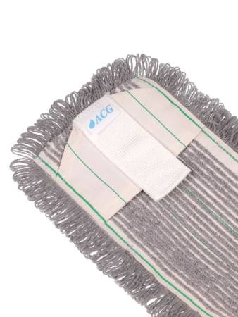 картинка МОП ACG плоский ТАФТИНГ хлопок 40 см. для влаж. уб. карман+ушки Эконом темный 1/50 