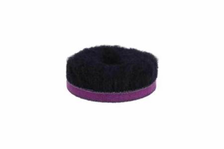 картинка полировальные Круг полировальный меховой (ворс 15 мм) "Doodle" Wool-Pad черный 80/25/80 ZviZZer из шерсти