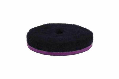 картинка полировальные Круг полировальный меховой (ворс 15 мм) "Doodle" Wool-Pad черный 155/25/155 ZviZZer из шерсти