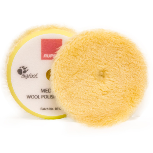 Круг полировальный из овчины среднежесткий 150/170 мм, жёлтый для iBrid Rupes 9.BW180М