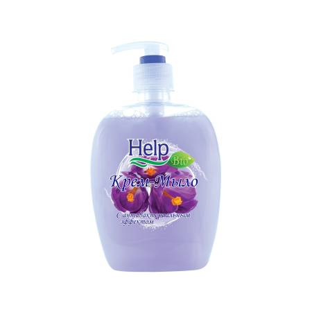 картинка HELP Крем-мыло с антибактериальным эффектом с дозатором 300 мл 1/20 