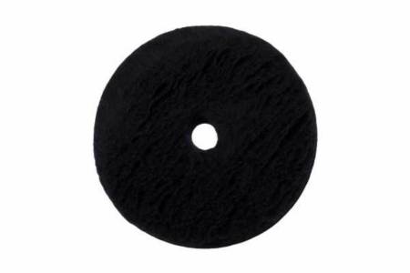 картинка полировальные Круг полировальный меховой (ворс 15 мм) "Doodle" Wool-Pad черный 155/25/155 ZviZZer из шерсти