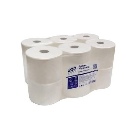 Бумага туалетная 2 сл. 100 м белая 12 рул/упак Luscan Professional Etalon