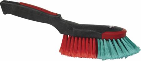 картинка Щётка ручная, 32x11,5x13 см, мягкая, черная, VIKAN автохимия для салона