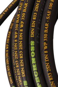 картинка Отрез шланга для АВД 2-оплеточный облегченный, диаметр 8 мм длина 10 м без фитингов