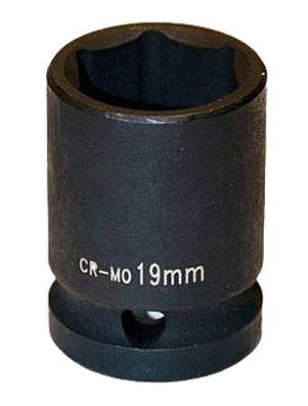 Головка торцевая ударная короткая, 19 мм. Clipper НА4569