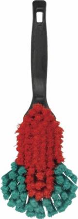 картинка Щётка ручная, 32x11,5x13 см, мягкая, черная, VIKAN автохимия для салона