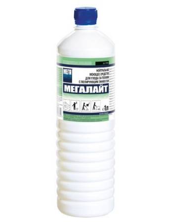 картинка МЕГАЛАЙТ средство моющее нейтральное для пола с полирующим эффектом 1 л. Н540у 