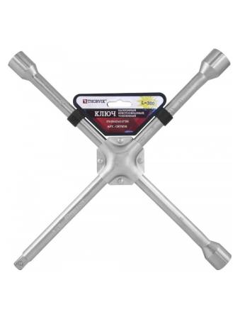 картинка Ключ баллонный крестообразный усиленный 17х19х21x1/2"DR, 380 мм Thorvik CRTW38 