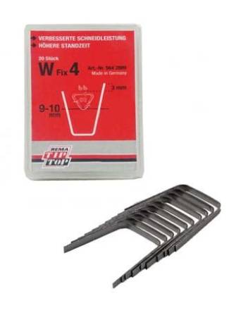 картинка Набор лезвий угловых к машинке для нарезки протектора W4 564 2889 Tip-top 20 штук в упаковке 