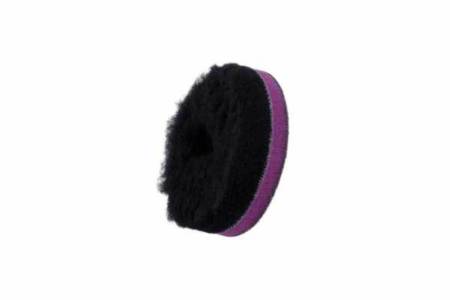 картинка полировальные Круг полировальный меховой (ворс 15 мм) "Doodle" Wool-Pad черный 80/25/80 ZviZZer из шерсти
