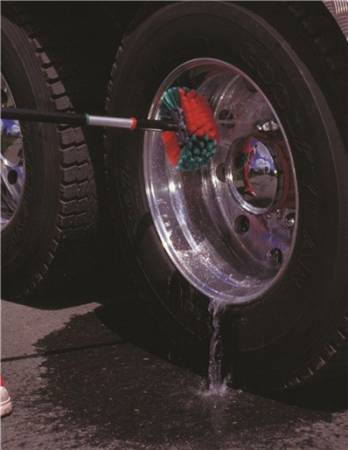 картинка Щетка для дисков, 24x16x10,5 см, мягкая, черная, VIKAN 