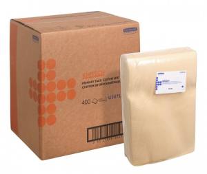 Салфетки липкие Kimtech Auto для первичной обработки, белые, 100 листов в упаковке, 4 упаковки в коробке, Kimberly-Clark