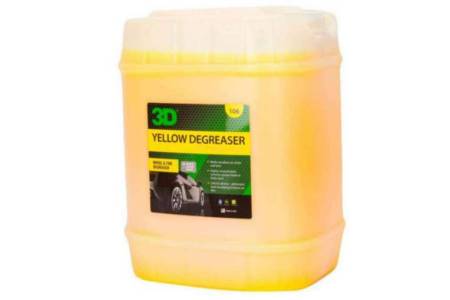 Удалитель тормозной пыли и жирных пятен c покрышек Yellow Degreaser 18,93 л 3D