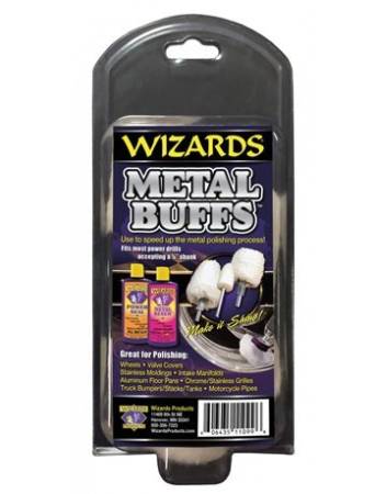 картинка Набор из 4-х падов для полировки металлических поверхностей Metal Buffs Kit 4ea WIZARDS 11099 