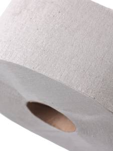 картинка Туалетная бумага "Эконом" в рулонах, высота рулона 9,5 см. 1 слой, 200м. 600гр. серая, упаковка 12 рулонов.