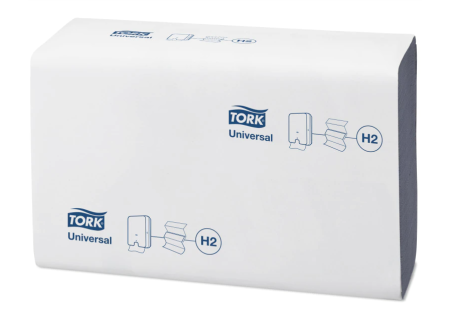 картинка Полотенца листовые слож. Z, 23х23 см, 250 л, 1 слой, макулатура, Universal, (20 пачек) Tellus (Tork) 