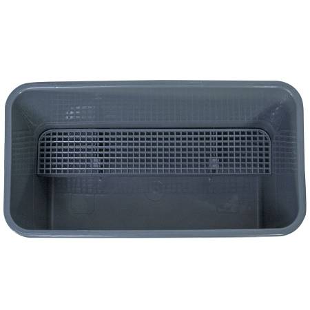 картинка Ведро для мойки на колесиках с прямой отжимной решеткой 25 л, AuTech 