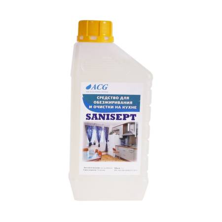 SANISEPT средство для чистки и обезжиривания на кухне 1 л ACG