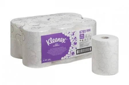 Полотенца бумаж. в рулонах Kleenex Ultra Slimroll, бел., 2 сл., 100 м, 6 рул., Kimberly-Clark,